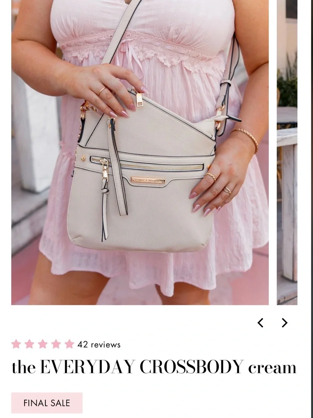 The EVERYDAY CROSSBODY — Cream